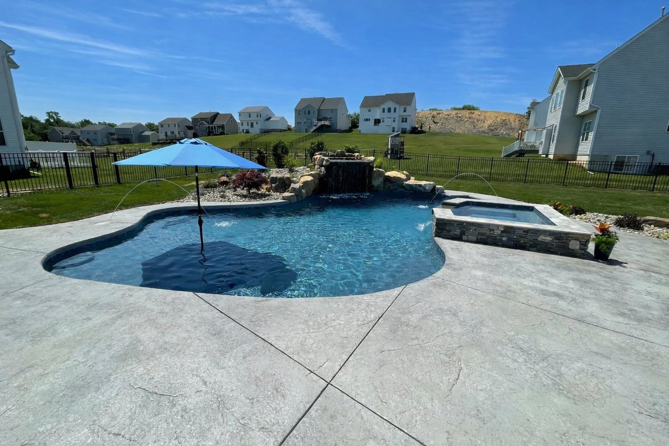 Concrete pool decks in Santa Clara, CA